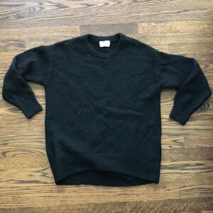Old navy long length soft black cozy sweater